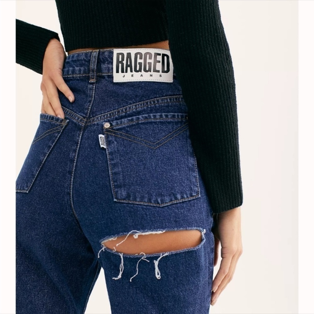 The Ragged Priest Blue High Rise Jeans - Picture 3 of 7